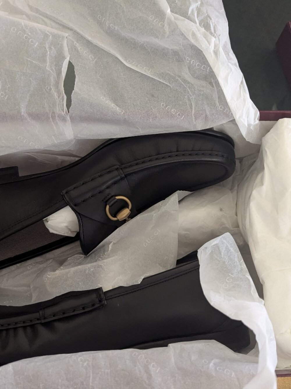 GUCCI Men's Horsebit 1953 Leather Loafers Black ⬩ US 11